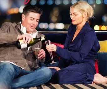 Sophie Monk and Stu Laundy
