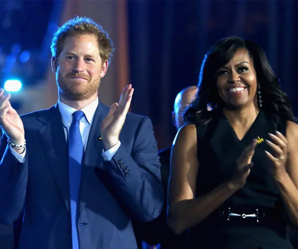 Prince Harry and Michelle Obama