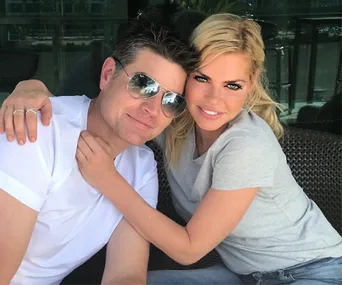 Stu Laundy and Sophie Monk
