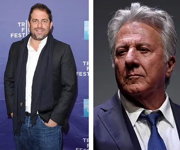 Brett Ratner and Dustin Hoffman 