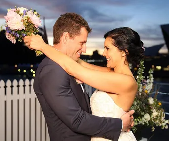 Mark Hughes and Christie Jordee