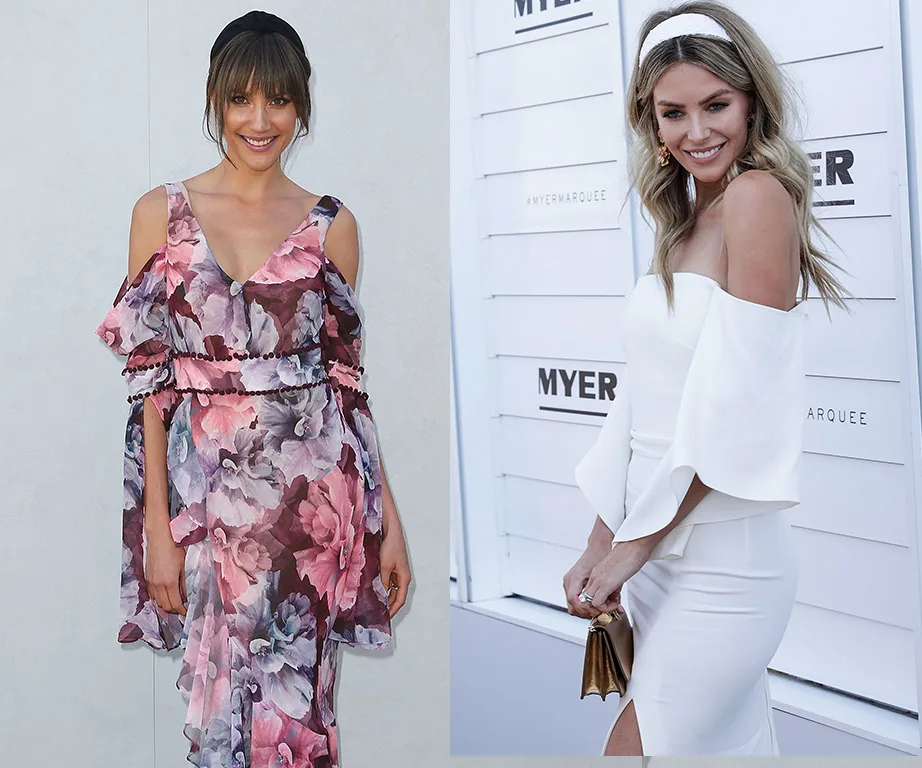 Rachael Finch and Jennifer Hawkins