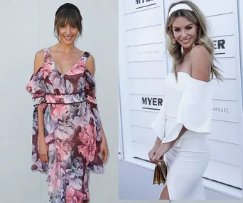 Rachael Finch and Jennifer Hawkins