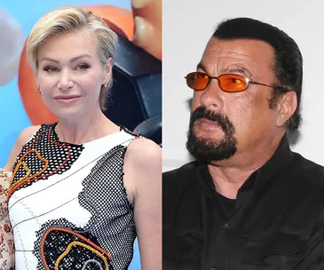 Portia de Rossi and Steven Seagal