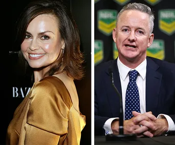 Hugh Marks and Lisa Wilkinson