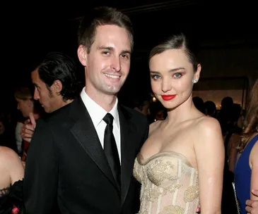 Miranda Kerr and Evan Spiegel 