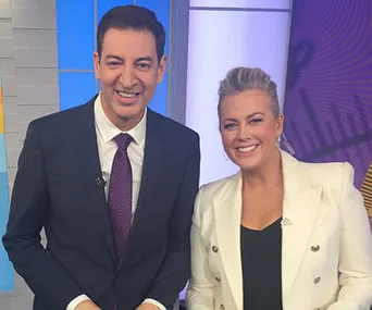Sam Armytage and Basil Zempilas