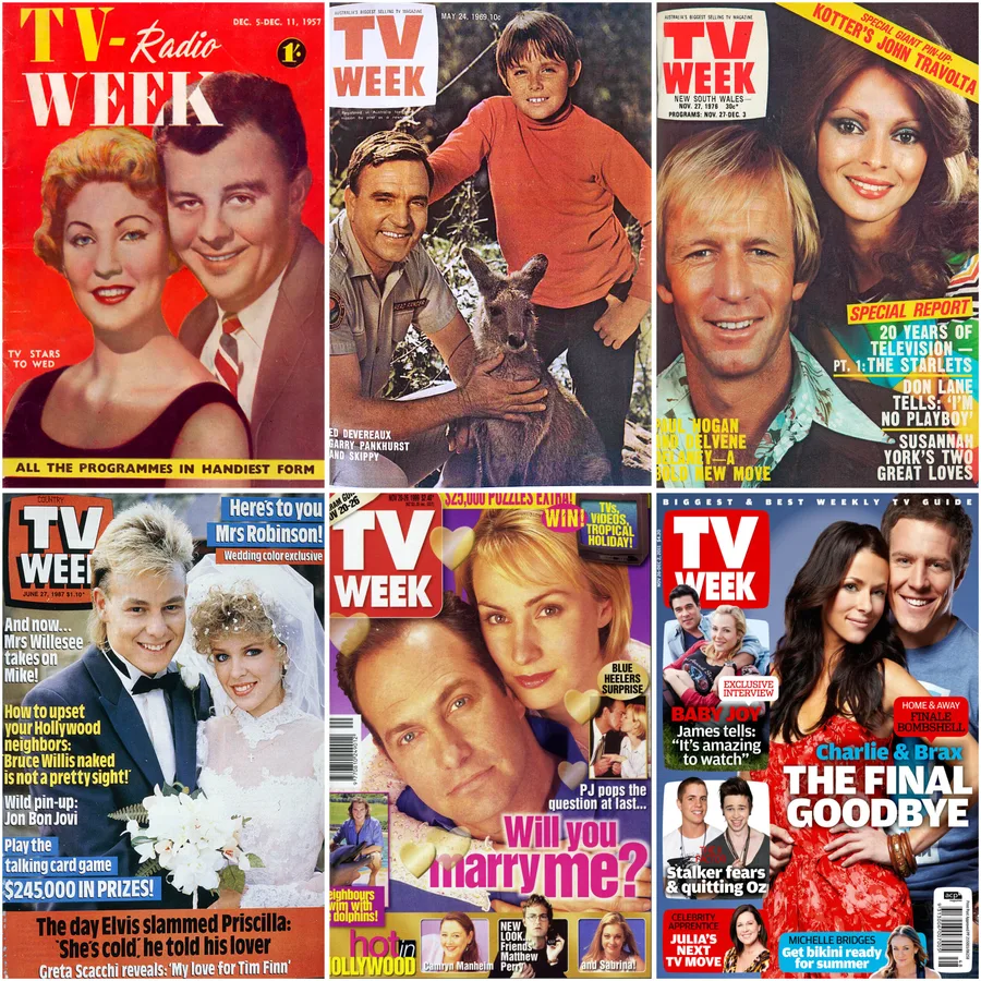tv week magazine covers