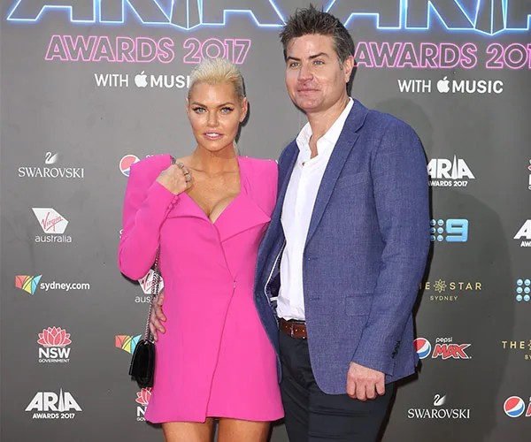 Sophie Monk and Stu Laundy