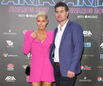 Sophie Monk and Stu Laundy