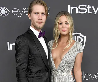 Kaley Cuoco and boyfriend Karl Cook 