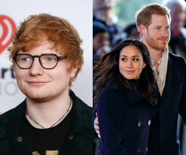 Ed Sheeran, Prince Harry, Meghan Markle