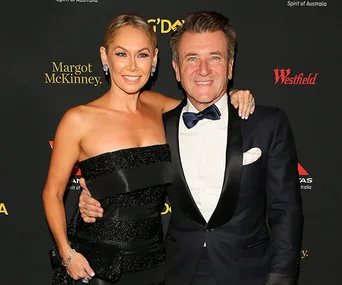 Kym Johnson and Robert Herjavec