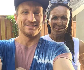 Turia Pitt and baby Hakavai 
