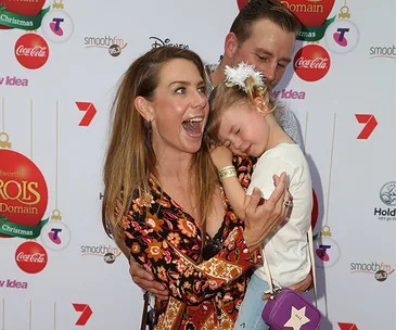 Kate Ritchie, Stuart Webb and Mae Webb