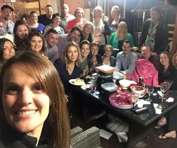 Christmas party has fatal twist after balcony crashes during photo