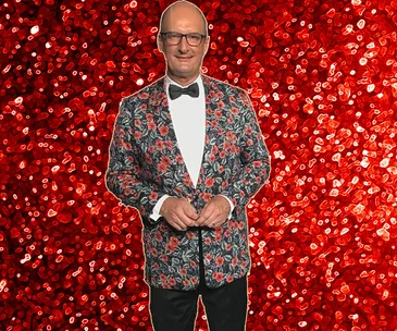 David Kochie Koch in his $16,500 jacket