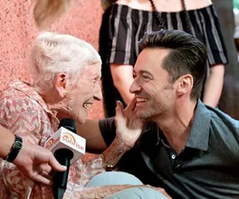 Nanna Mary and Hugh Jackman