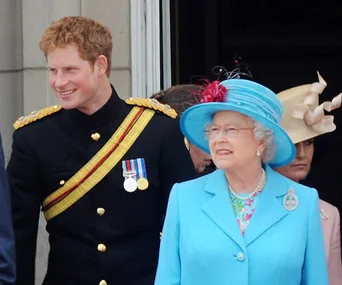 Prince Harry and The Queen
