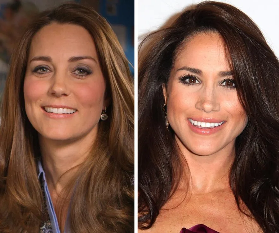 Meghan Markle and Kate Middleton