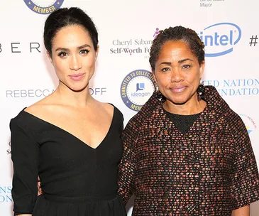 Meghan Markle and Doria Ragland 