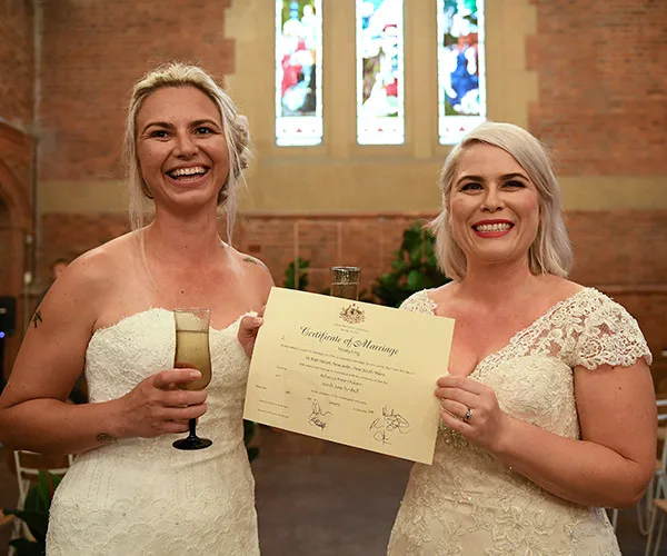 First official day for same-sex marriage Australia