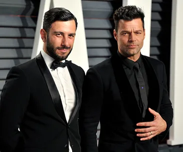 Ricky Martin and Jwan Yosef 