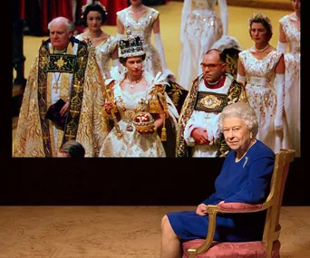 The Queen in The Coronation 