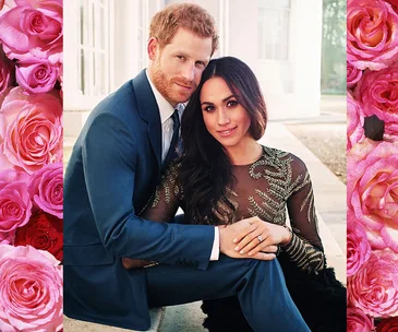 Meghan Markle in a wedding dress