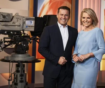 Karl Stefanovic and Georgie Gardener