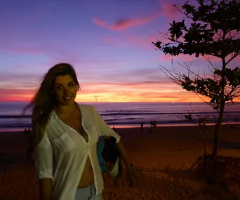 Chase and Kelly walking down the isle
