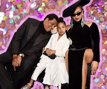 Beyonce and Blue Ivy support Jay Z