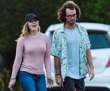 Jessica Marais and Jake Holly