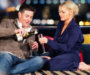 Sophie Monk and Stu Laundy