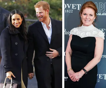 Sarah Ferguson, Prince Harry, Meghan Markle