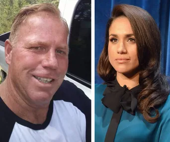 Meghan Markle  and Thomas Markle Jr