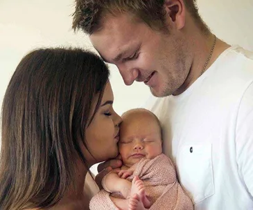 Emily, baby Charlie and Jordan 