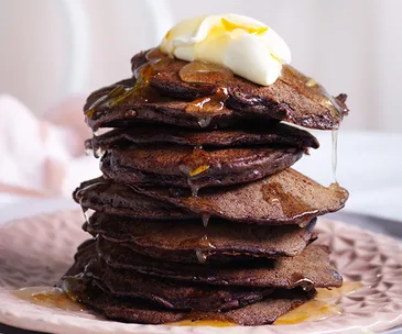 dark chocolate pancakes