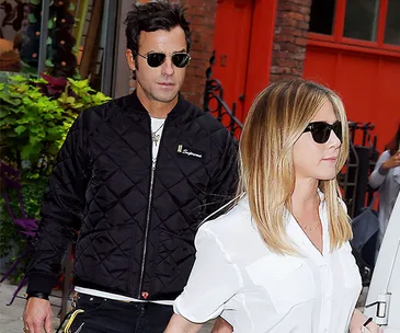  Justin Theroux and Jennifer Aniston
