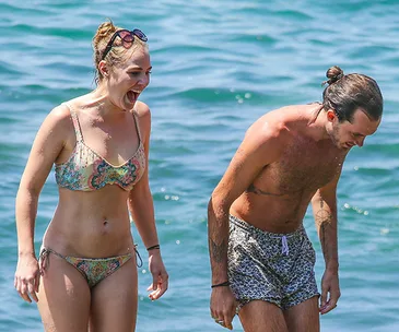 Jessica Marais and Jake Holly