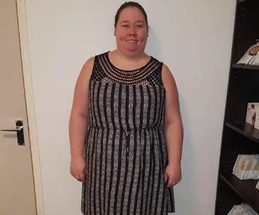 Sarah's before and after