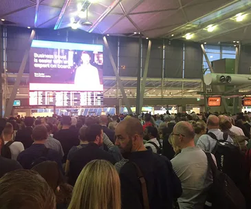 Breaking: Chaos at Sydney Airport this morning has left hundreds stranded