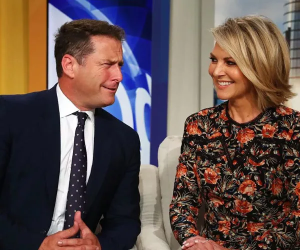 Georgie Gardner and Peter and Karl Stefanovic