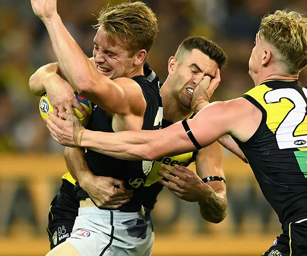 Carlton's team shorts