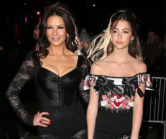 Catherine Zeta-Jones and Carys Douglas