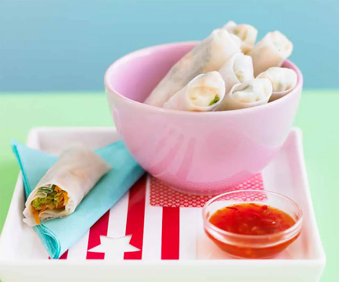 rice paper rolls australian women's weekly