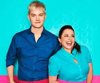 Joel Creasey and Myf Warhurst
