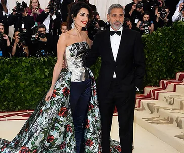 George and Amal Clooney 