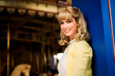 Delta Goodrem stars as Olivia Newton-John in new biopic.
