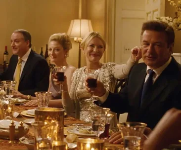 blue jasmine dinner party